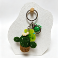 Crochet Cactus  Keychain